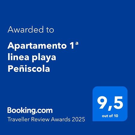 Apartamento 1ª Linea Playa Peñíscola Buitenkant foto