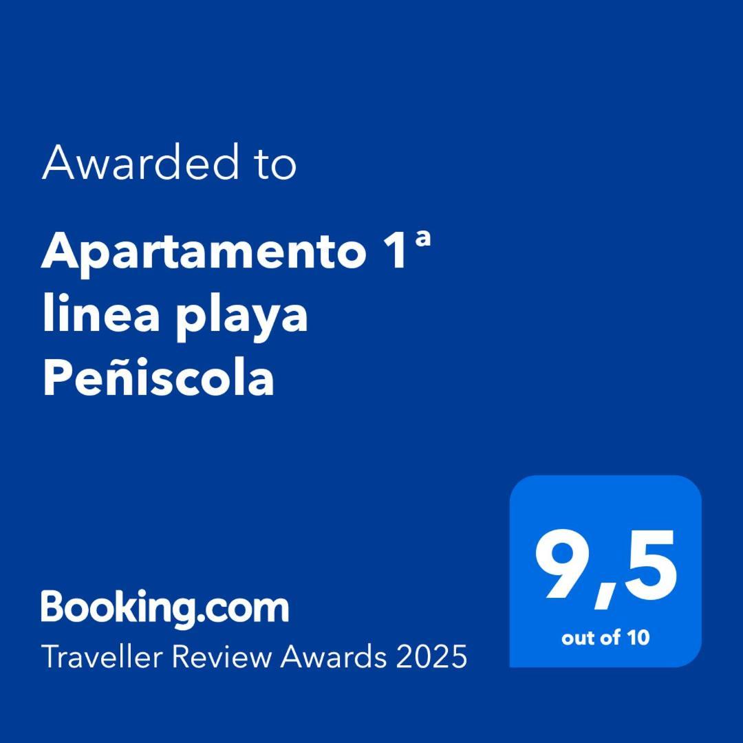 Apartamento 1ª Linea Playa Peñíscola Buitenkant foto